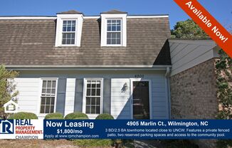 Spacious Townhouse in Central Wilmington Location