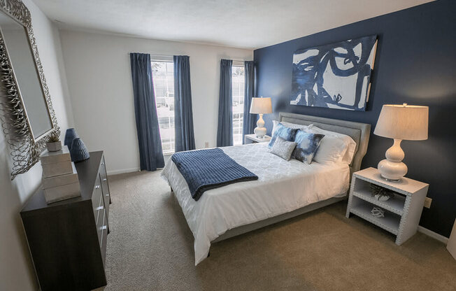 Gorgeous Bedroom at The Residence at Christopher Wren Apartments, Columbus