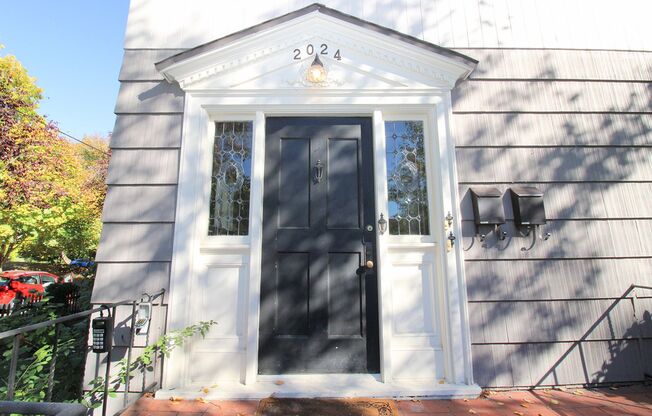 Historic Irvington Full Main Floor 2 Bed/1 Bath with 2 Decks Private Decks and Fireplace