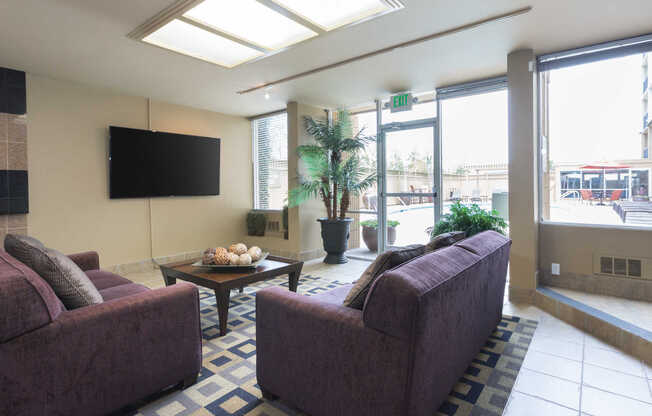 Lounge with Cable TV