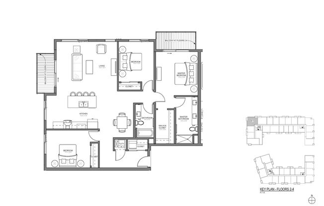 3 beds, 2 baths, 1,584 sqft, $2,650, Unit 205-A