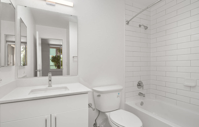 Bathroom With Hard Surface Flooring