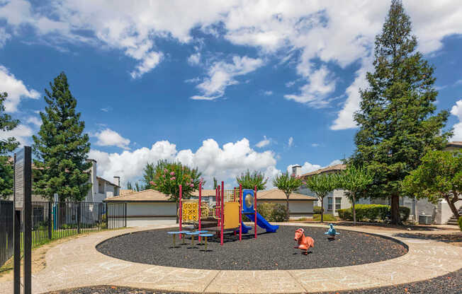 Our community at Ascent at the Galleria features a fun and safe playground, providing a great outdoor space for children to play and families to enjoy together.