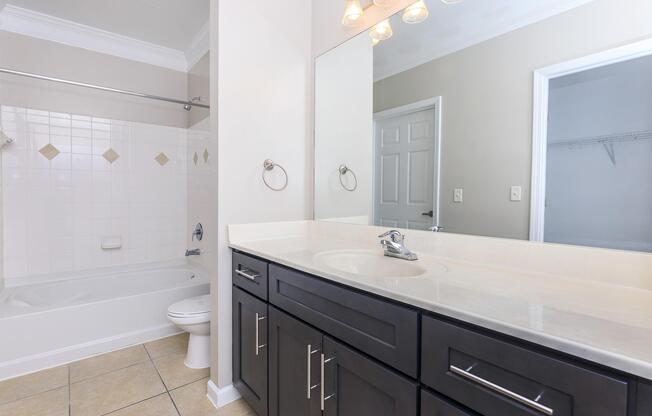 Bathroom at Emerson at Cherry Lane Apartments in Laurel, MD