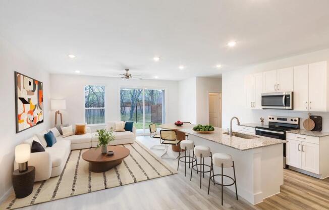 Enjoy open-concept living in a 3-bedroom townhome with premium features.
