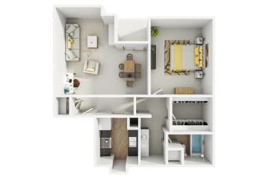 1 bed, 1 bath, 842 sqft, $1,175