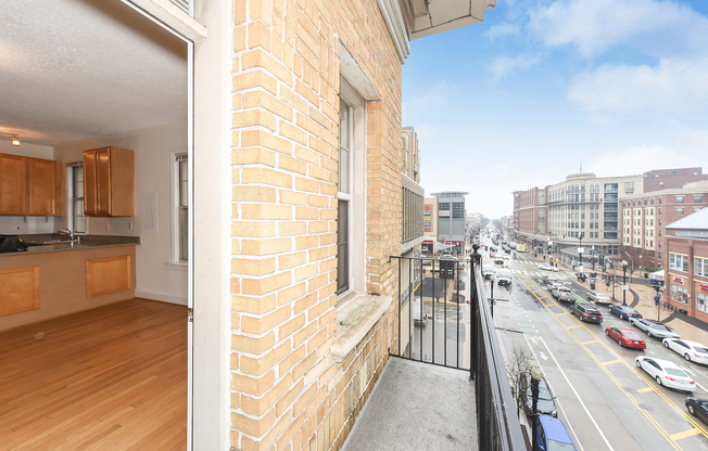 Top Floor Newly Renovated Two Bedroom In the Heart of Columbia Heights With Private Balcony, Washer/Dryer Combo, Secured Entrance & More!