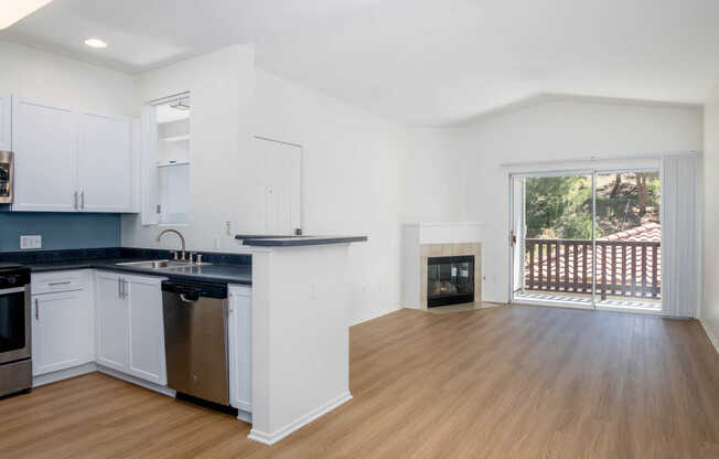Living Room with Hard Surface Flooring