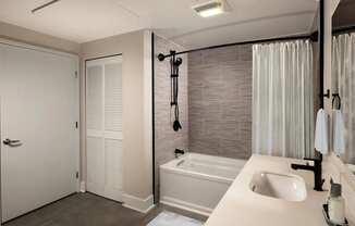 Venice on Rose Apartments Bathroom Luxury Bathrooms with Soaking Tubs