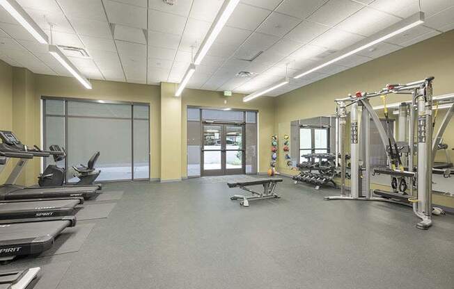 Mill Creek Senior Living - Farm By Vintage - Fitness Center with Exercise Equipment