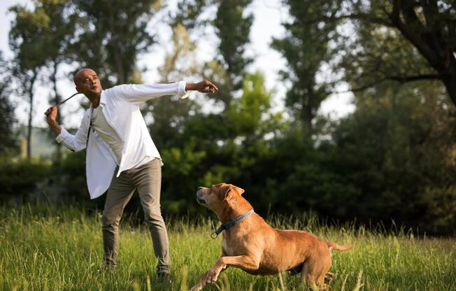 Your four-legged companions are part of the lifestyle, too. With an on-site dog park and pet spa, Modera Ridgeline makes room for every member of the household.