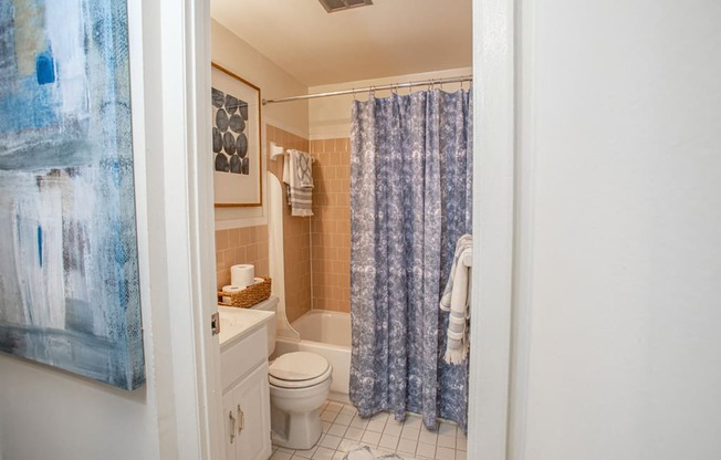 Luxurious Bathroom at Somerset Woods Townhomes, Severn, MD, 21144