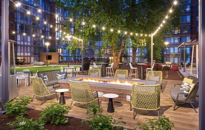 Relax With Friends Around One of the Fire Pits in Our Courtyard
