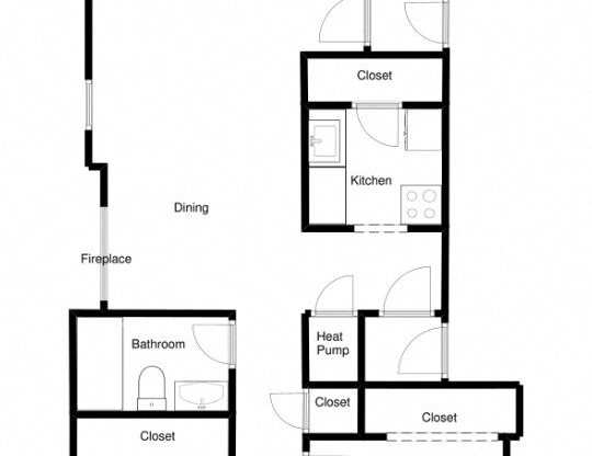 2 beds, 1 bath, 1,500 sqft, $1,680