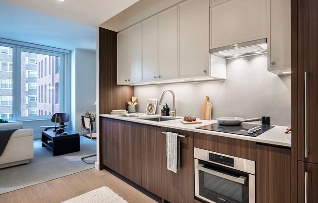 Elevate your lifestyle at Mabel, where modern design meets comfort. Our stylish kitchens feature sleek finishes and top-of-the-line appliances, perfect for culinary enthusiasts. Schedule a tour today to see your new home!