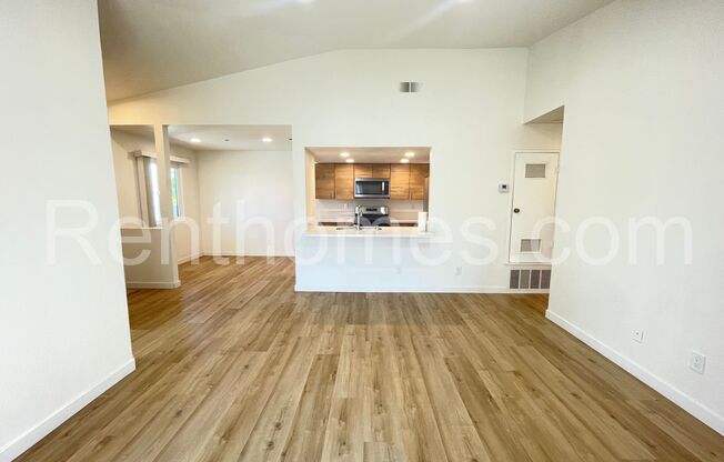 Penasquitos, 9489 Fairgrove Ln #203, Interior Redld in 2025, Quartz Counters, LED lighting, LVP Flooring.