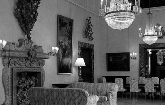 Original ballroom of the Italian Embassy, now a resident clubroom!