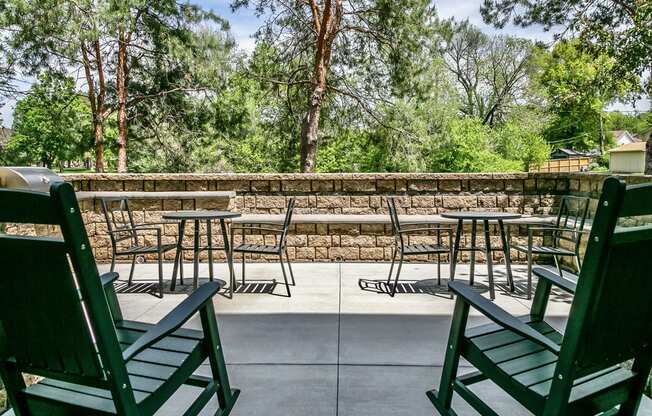 Amenity space at Sunrise Gardens in Lincoln, NE