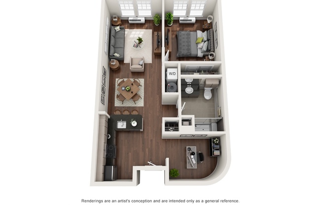 1 bed, 1 bath, 777 sqft, $2,525, Unit 404