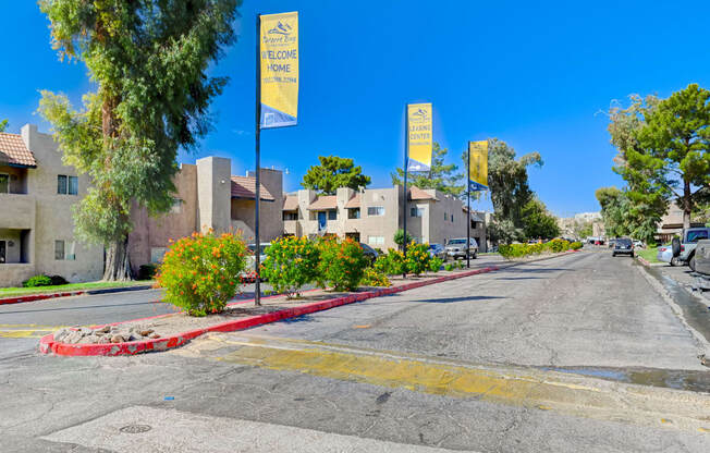 entrance at Desert Bay Apartments, Laughlin, Nevada