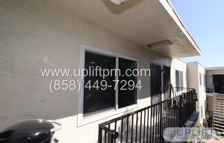 1 Bedroom apartment in City Heights with ON SITE laundry