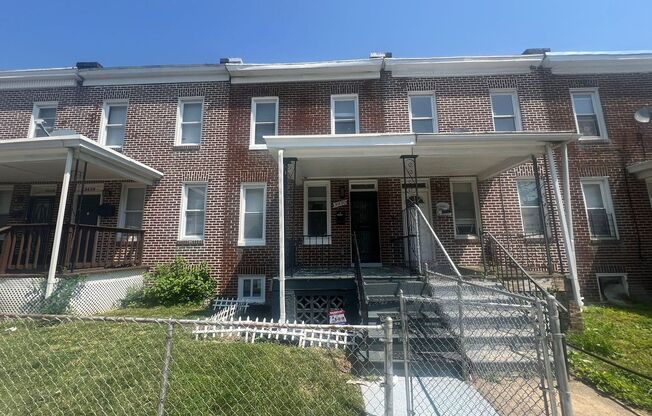 Charming 3 bedroom, 1 bathroom home located in Baltimore, MD