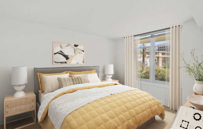 Bedroom with Hard Surface Flooring