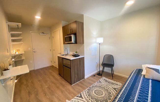 Studio, 1 bath, 180 sqft, $1,295, Unit 407-MFTE