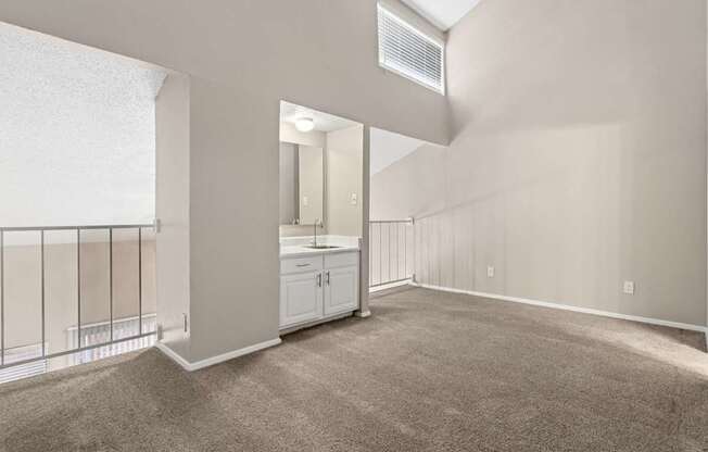 B2 living room at Noel on the Parkway in Dallas, TX