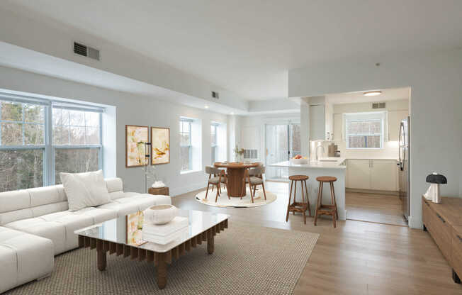 Living Room with Hard Surface Flooring