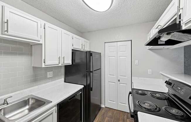 Copper Canyon Apartments in Bedford, TX, unit A1 Kitchen