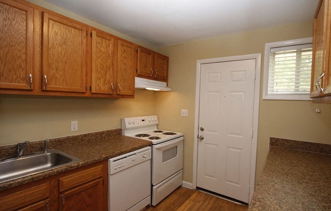 Kitchen 2 at South Ridge Apartments in Raleigh NC