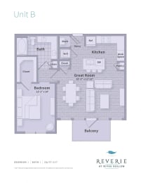 1 bed, 1 bath, 820 sqft, $2,145