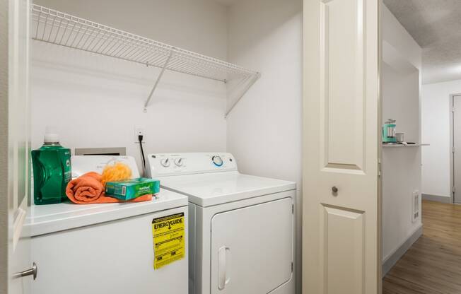 In-home washer and dryer at Artesia