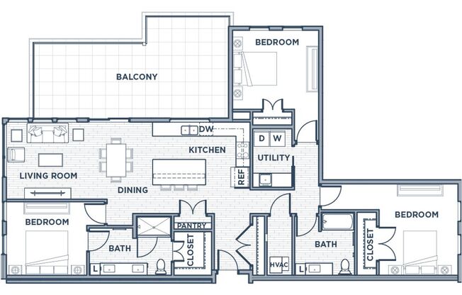 3 beds, 2 baths, 1,660 sqft, $3,150, Unit 2524
