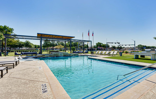 Swimming Pool With Relaxing Sundecks at Highland Luxury Living, Texas, 75067