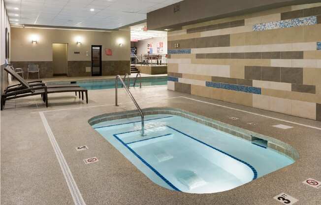 Hot Tub at Axon Green Apartments in West Maka Ska Minneapolis