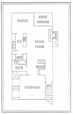 1 bed, 1 bath, $777