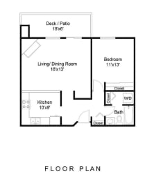 1 bed, 1 bath, 808 sqft, $1,605