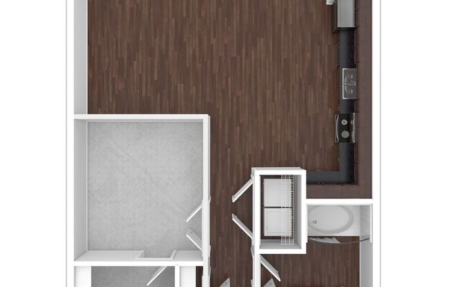 1 bed, 1 bath, 702 sqft, $1,265