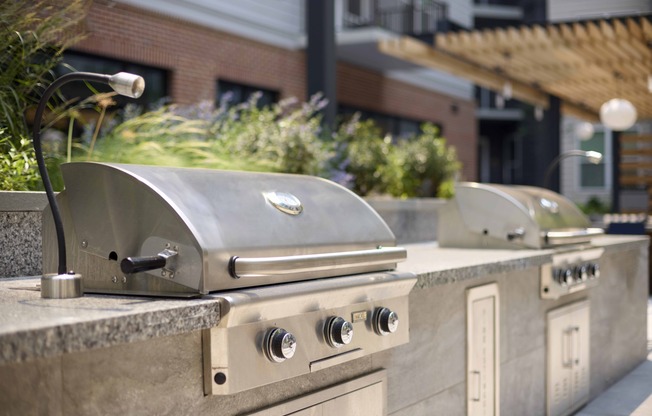 Grilling area with room for entertaining and more