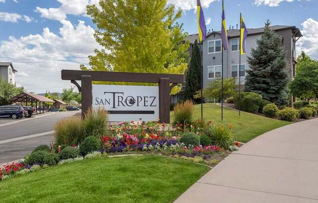 Entrance Sign to San Tropez