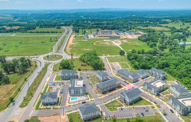 Aerial View of Community