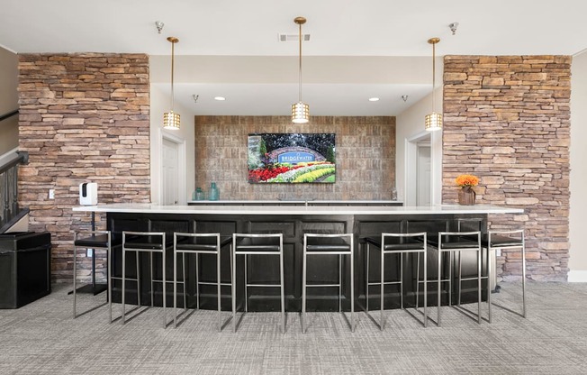 Community Kitchen at Bridgewater Apartments, Georgia, 30096