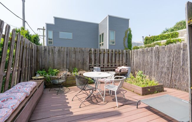 Great location with large Deck
