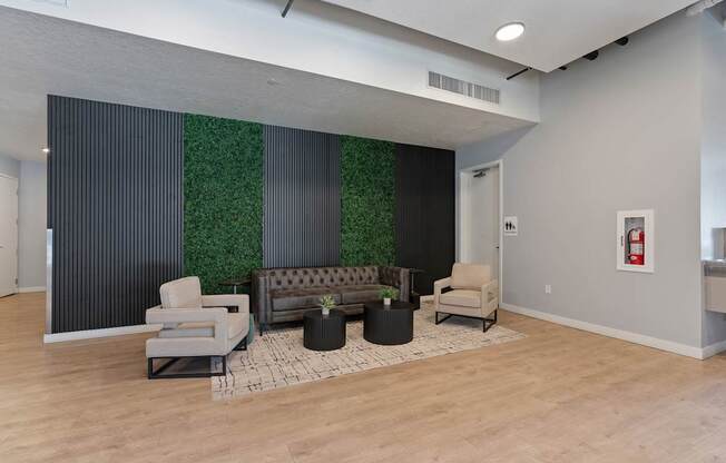 the preserve at ballantyne commons lobby with couches and chairs