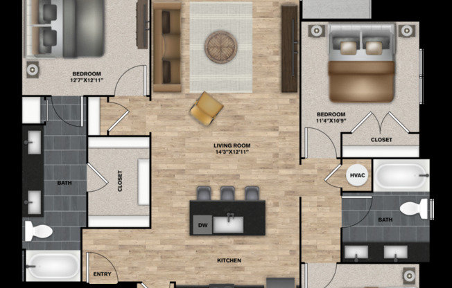 3 beds, 2 baths, 1,379 sqft, $1,805