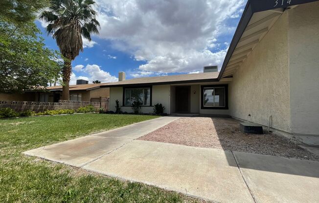 Single story 3 bedrooms 2 bathroom home located in Henderson