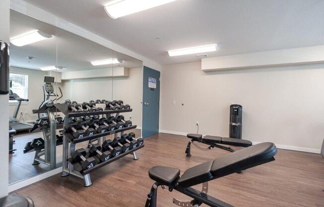 192nd West Lofts Fitness Center with Weights