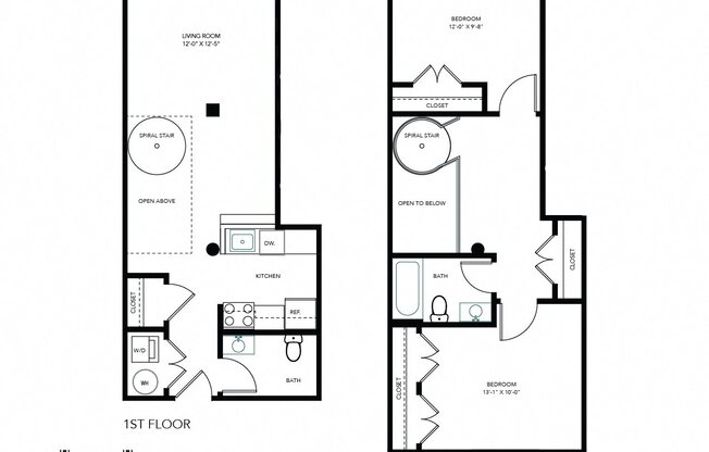 2 beds, 1 bath, 817 sqft, $1,404